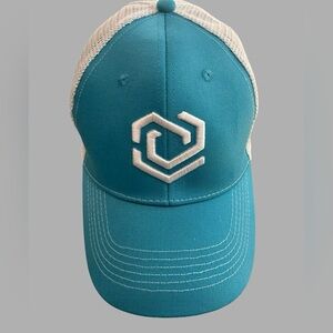 ASC Engineered Solutions Blue White Trucker Hat Mesh‎ Snapback Adjustable